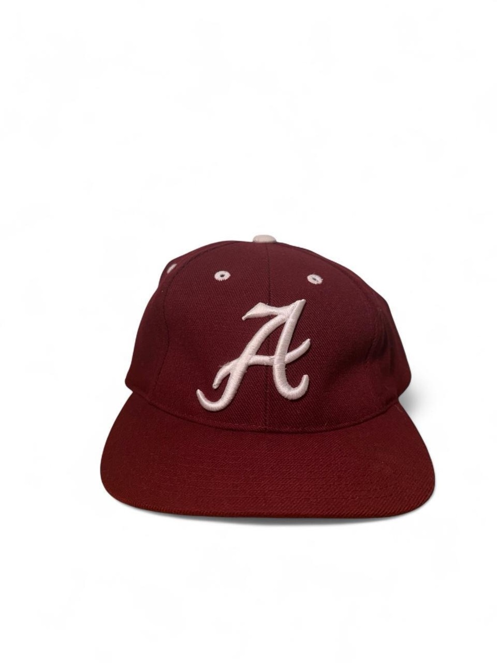Vintage 90s Logo athletic Alabama crimson tide snapback hat red wool